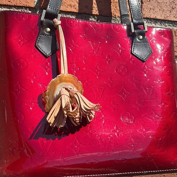 Authentic Louis Vuitton Set Matching Purse and Wallet Vernise Reader - Picture 4 of 17